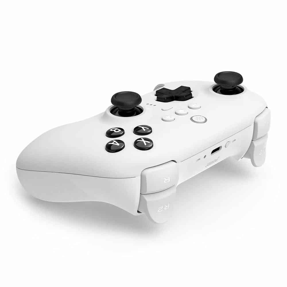 (image for) 8BitDo Ultimate Wireless Bluetooth Controller with Charging Dock for Nintendo Switch and PC - White